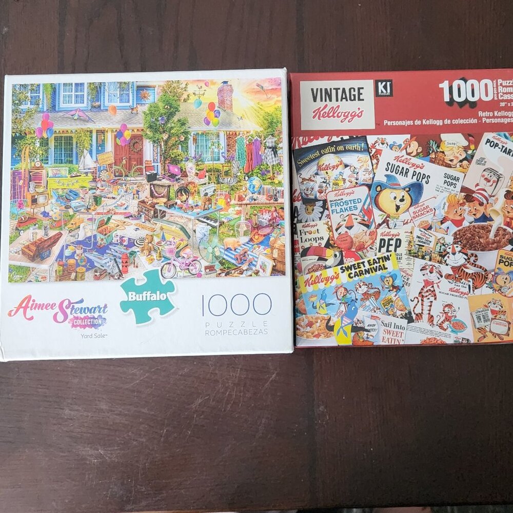 Puzzle Bundle with 2 x 1000 Piece Puzzles